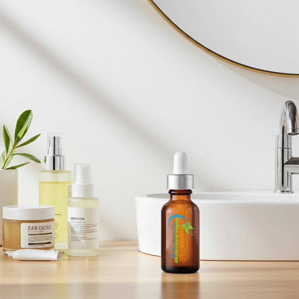 Pure Moringa Carrier Oil bottle for hydrating dry skin, softening hair, and beauty care use.