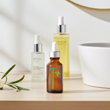 Natural Castor Carrier Oil bottle for blending in beauty routines, scalp care, and skin moisturizing use.
