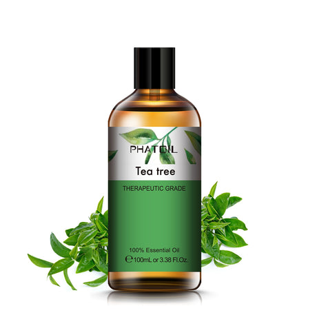 Pure Natural Essential Oil 100ML bottle for aromatherapy, massage oil mixing, and creating a soothing indoor atmosphere.