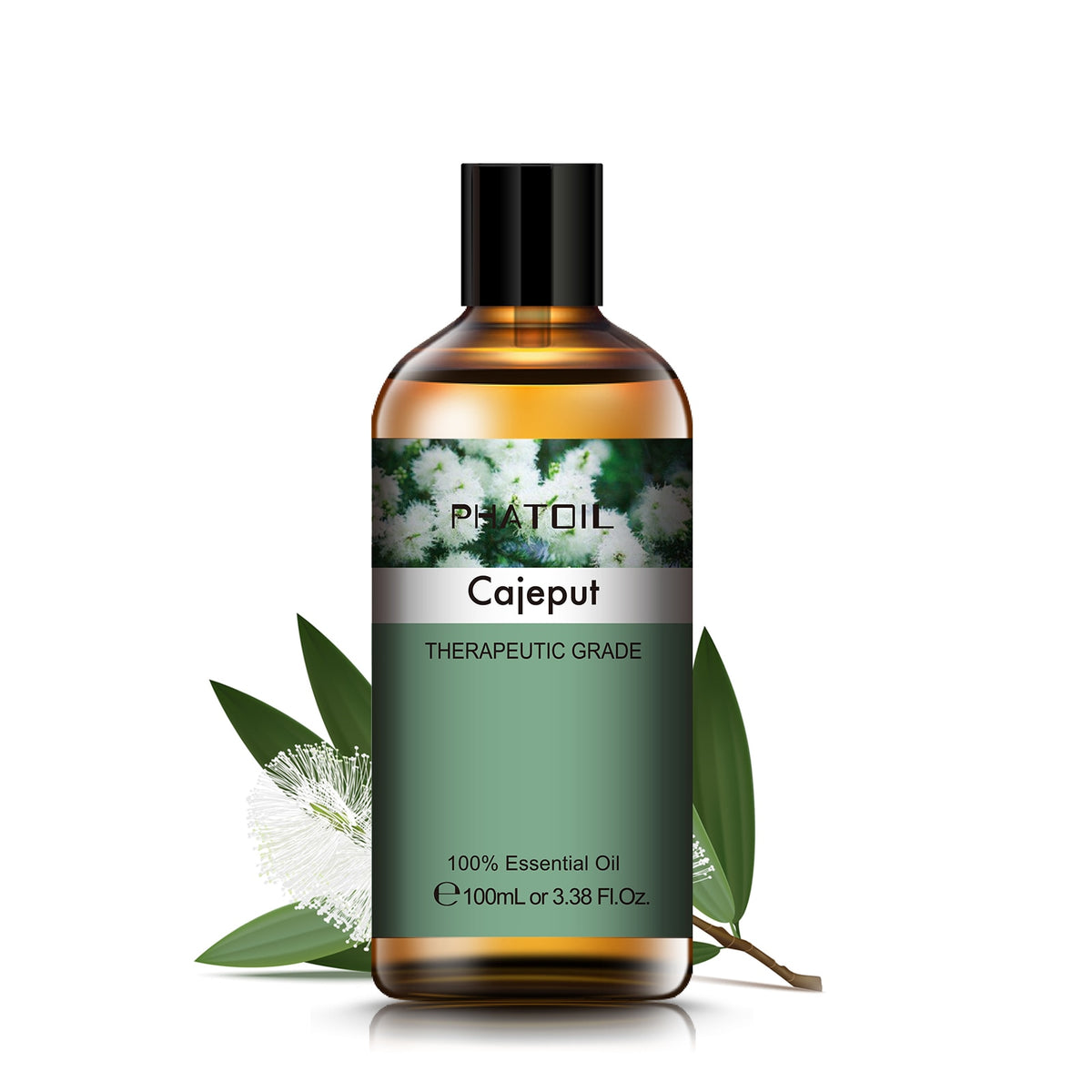 100ML Pure Natural Aromatherapy Essential Oils bottle for spa treatment, diffuser use, and calming self-care rituals.