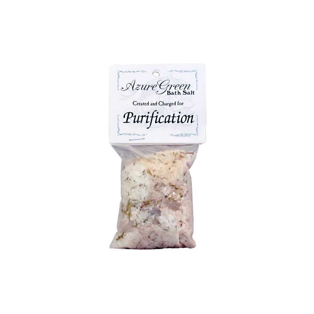 Purification bath salts ritual soak for cleansing rituals, self-care, and intention-setting bath practice.