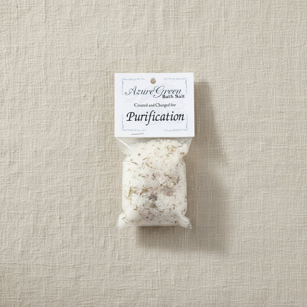 Purification bath salts ritual soak for cleansing rituals, self-care, and intention-setting bath practice.