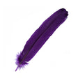 Purple Feather 12 inch craft feather for costume design, floral arrangements, and decorative crafts.