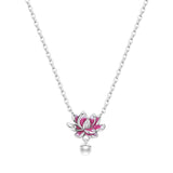 Infinite Love Purple Heart Planet Pendant jewelry piece for romantic occasions, outfit accessorizing, and cosmic-inspired styling.