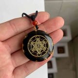 Quartz Orgone Energy Pendant Necklace crystal pendant jewelry for energy balancing, meditation, and daily spiritual wear.