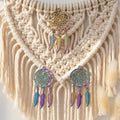 Rainbow Dreamcatcher alloy charms for jewelry making, bracelet design, and DIY craft projects.