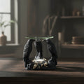 Ravens oil burner for essential oil warming, aromatherapy, and altar decor.