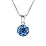 Real Moissanite charm pendant necklace for women for fashionable accessorizing, gift use, and dressy occasions.
