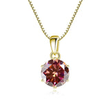 Real Moissanite stone pendant necklace for women for refined fashion, gifting, and special occasion wear.