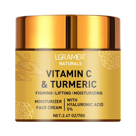 REAROYA Retinol Vitamin C face cream for moisturizing, brightening, and promoting smoother-looking facial skin.