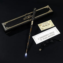Rechargeable LED wizard wand light-up wand for fantasy dress-up, stage acts, and themed party use.