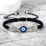 Hand of Fatima Evil Eye red cord bracelet for protection against the evil eye, casual wear, and everyday accessorizing.