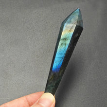 Red Glue Flower & White Crystal Quartz Wand for meditation, energy healing, and home décor.