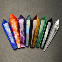 Red Glue Flower & White Crystal Quartz Wand for meditation, energy healing, and home décor.