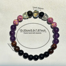Red Tiger Eye & Imperial Jasper energy bracelet with natural stone beads for focus, grounding, and crystal-inspired daily wear.