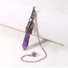 Reiki & Black Obsidian Crystal Pendulum for dowsing, divination, and energy work.