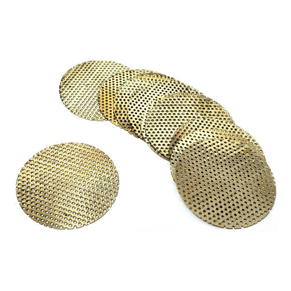 Replacement Screen for Brass Adjustable Resin Burner metal screen insert for holding resin incense during burning and home fragrance use.