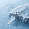 Resin 7 Chakra Healing Crystal Pendulum for dowsing, divination, and energy work.