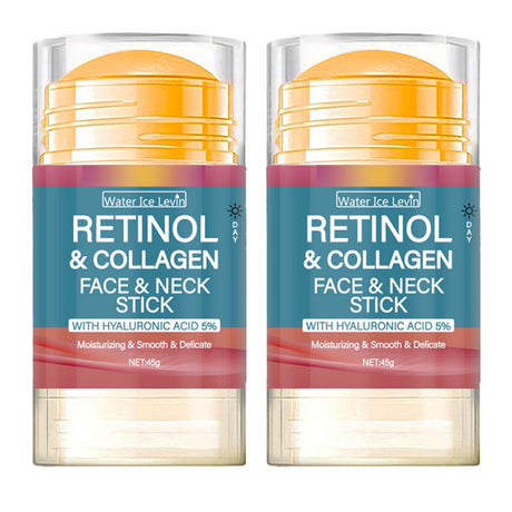 Retinol collagen lifting cream stick for facial moisturizing, firming the look of skin, and smoothing visible wrinkles.