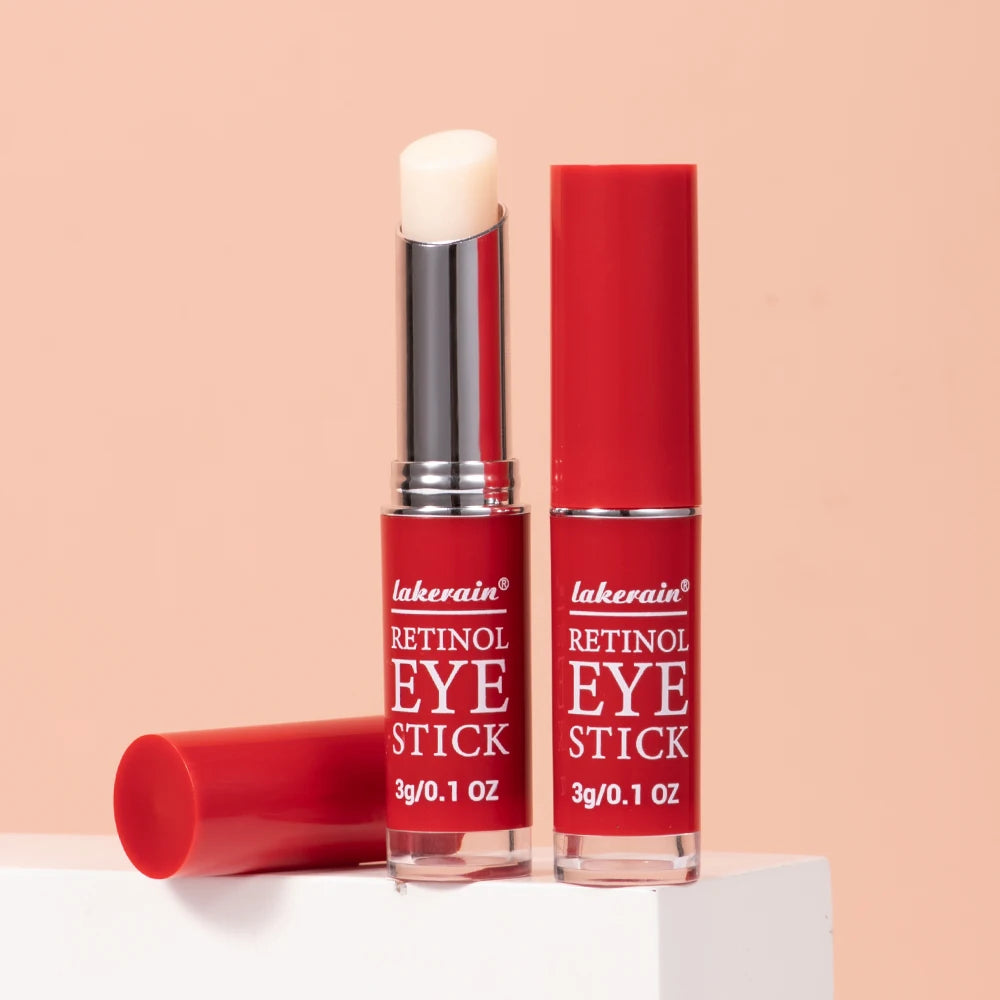 Retinol eye serum stick for dark circles and firming for daily under-eye treatment and smoother-looking skin care.
