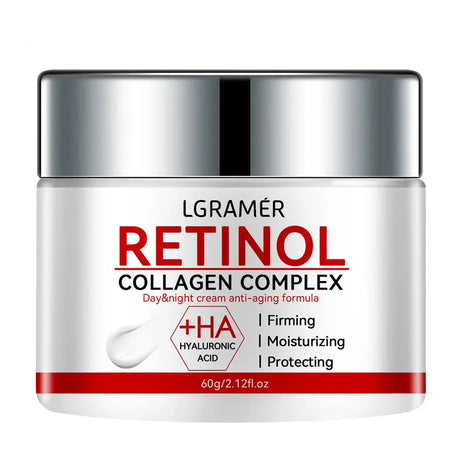 Retinol lifting firming cream collagen face cream for moisturizing, smoothing the look of wrinkles, and daily facial skincare.