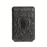 Retro engraved metal cigarette case for pocket carry, cigarette protection, and convenient everyday storage.