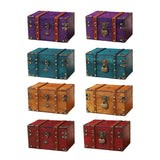 Retro wooden cash box with lock for storing bills, coins, receipts, and small business cash safely.