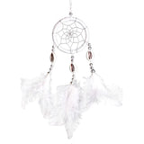 Romantic Heart Dream Catcher wall decor in purple for bedroom accents, boho styling, and decorative home use.