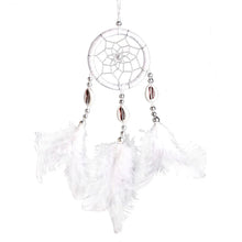 Romantic Heart Dream Catcher wall decor in purple for bedroom accents, boho styling, and decorative home use.