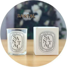Romantic scented wax candle in glass jar for calming light, aromatic décor, and evening relaxation use.