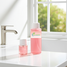 Rosamore Fragrance Oil bottle for oil burners, candle making, wax melts, and elegant rose home fragrance.