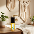 Rose Body Oil bottle — rich, full rose floral feminine fragrance oil for daily wear, romantic occasions, and rose perfume layering.
