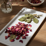 Rose Buds & Petals Herbs 2oz dried herb blend for tea making, bath rituals, and botanical crafting.