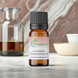 Rose Essential Oil bottle for diffuser use, aromatherapy, and room scenting.