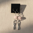 Rose quartz Goddess earrings for symbolic jewelry, everyday wear, and gift giving.