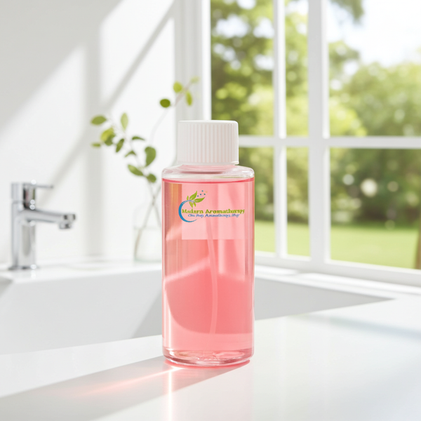 Rose White Fragrance Oil bottle for oil burners, candle making, wax melts, and pure elegant home fragrance.