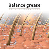 Rosemary Silicone-Free Shampoo Soap Bar for oil control with close-up of soap lather on scalp.