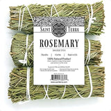 Rosemary smudge stick pack of 3 bundles for spiritual cleansing, home energy clearing, and ritual use.