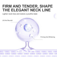 RtopR Mango Neck Firming & Anti-Wrinkle Cream 40g neck care product display with skin illustration on white background.