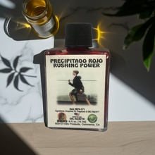 Rushing Power Wish Oil by Precipitado Rojo in bottle form for manifestation rituals, altar use, and spiritual petitions.
