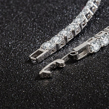 LiHong S925 CZ tennis bracelet silver jewelry bracelet for weddings, parties, and dressy fashion looks.