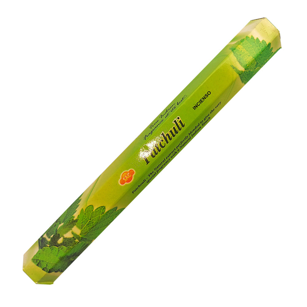 SAC Patchouli Incense Sticks earthy fragrance pack