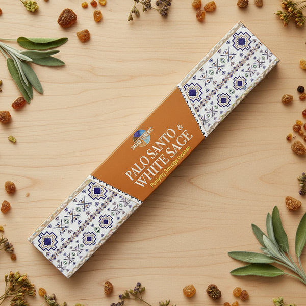 Sacred Elements Masala Incense Sticks Palo Santo and White Sage