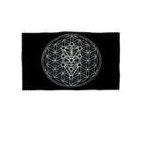Sacred geometry mat with Kabbalah Tree of Life design for dowsing, divination practice, and pendulum readings.