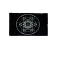 Sacred geometry mat with Metatron's Cube design for dowsing, divination practice, and pendulum readings.