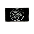 Sacred geometry mat with Seed of Life design for dowsing, divination practice, and pendulum readings.