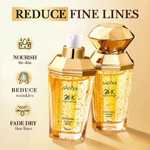 SADOER 24K Golden Collagen anti-aging face essence serum bottle for hydrating the skin, softening fine lines, and daily facial care.