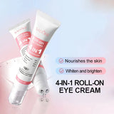 SADOER anti dark circles roll-on eye cream for brightening the under-eye area, moisturizing skin, and routine eye treatment.