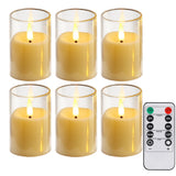 Safe flameless LED candles set of 5 for home decor, festive decorating, and candlelight ambiance without an open flame.