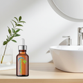 Safflower Carrier Oil bottle for massage, skin moisturizing, and daily body care.